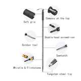 Multi-Function Trekking Pole Folding Stick Kit