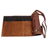 Leather Chef Knife Roll Portable Kitchen Knives bag Protector