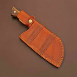 Custom Handmade Damascus Steel Claver Chef knife