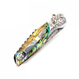 Custom Handmade Damascus Steel Folding Pocket Knife