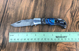 Handmade Damascus Custom Folding Pocket Knife