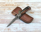 Handmade Damascus Folding Pocket Knife