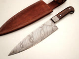 Handcrafted Damascus Steel Chef Knife
