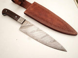 Handcrafted Damascus Steel Chef Knife