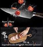 XITUO 10PCS Kitchen Chef Knives set