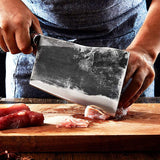 Handmade Forged Butcher Meat Cleaver Stainless Steel Chef's Knives