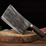Handmade Forged Butcher Meat Cleaver Stainless Steel Chef's Knives