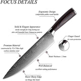 XITUO 10PCS Kitchen Chef Knives set