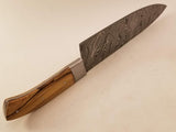 Vintage Damascus Steel Forged Chef Knife