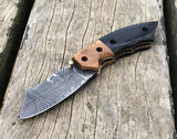 Authentic Hand Forged 7.5" Damascus Steel Folding Pocket Knife