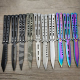 Titanium Stainless Steel Butterfly Training Knife