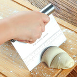 Stainless Steel Cake Scraper Pastry Cutters Dough Cutter