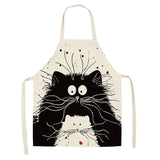 Kitchen Cooking Cute Cat Home Sleeveless Apron