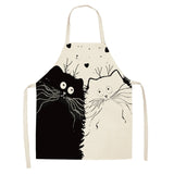 Kitchen Cooking Cute Cat Home Sleeveless Apron