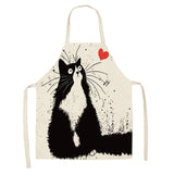 Kitchen Cooking Cute Cat Home Sleeveless Apron