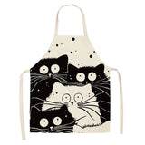 Kitchen Cooking Cute Cat Home Sleeveless Apron