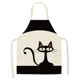 Kitchen Cooking Cute Cat Home Sleeveless Apron