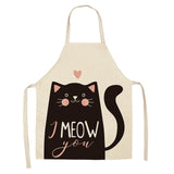 Kitchen Cooking Cute Cat Home Sleeveless Apron