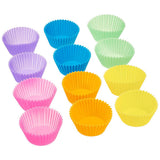 12pcs Silicone Cake Round Shaped Muffin Cupcake Baking Molds