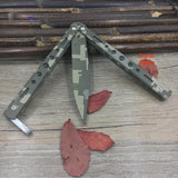 Titanium Stainless Steel Butterfly Training Knife