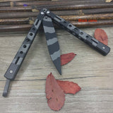 Titanium Stainless Steel Butterfly Training Knife