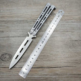 Titanium Stainless Steel Butterfly Training Knife
