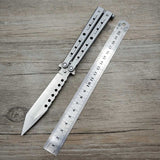 Titanium Stainless Steel Butterfly Training Knife