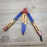 Titanium Stainless Steel Butterfly Training Knife