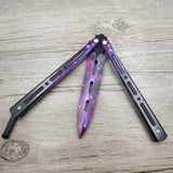 Titanium Stainless Steel Butterfly Training Knife