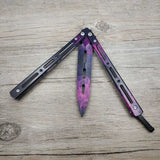 Titanium Stainless Steel Butterfly Training Knife