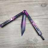 Titanium Stainless Steel Butterfly Training Knife