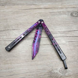 Titanium Stainless Steel Butterfly Training Knife