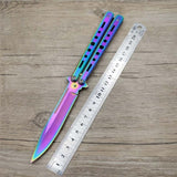 Titanium Stainless Steel Butterfly Training Knife