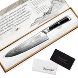 SUNNECKO Professional 8" Japanese Damascus Steel Chef Knife