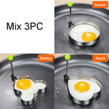 Stainless Steel Fried Egg Pancake Mold Rings