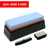 HIAMEA Double Sided Kitchen Professional knife Whetstone Sharpener