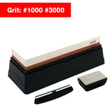 HIAMEA Double Sided Kitchen Professional knife Whetstone Sharpener