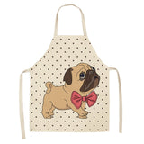 Dogs Printed Kitchen Apron for Woman