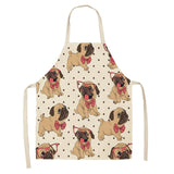Dogs Printed Kitchen Apron for Woman