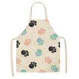 Dogs Printed Kitchen Apron for Woman