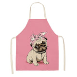 Dogs Printed Kitchen Apron for Woman