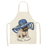 Dogs Printed Kitchen Apron for Woman