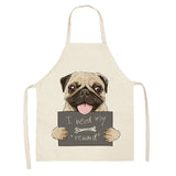 Dogs Printed Kitchen Apron for Woman