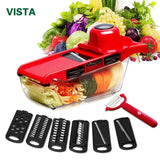 Mandoline Vegetable Cutter with Steel Blade Slicer