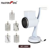 Multifunctional kitchen rotary nut & cheese grater shredder slicer