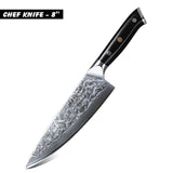 Japanese Damascus Kitchen Chef Knife Set