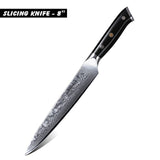 Japanese Damascus Kitchen Chef Knife Set