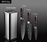 XITUO Kitchen Stainless Steel Chef Set+ Holder