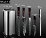 XITUO Kitchen Stainless Steel Chef Set+ Holder