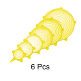 6/12pcs Silicone Stretch Lids Universal Bowl Pot Lid